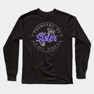 Promoted to Sister Long Sleeve T-Shirt